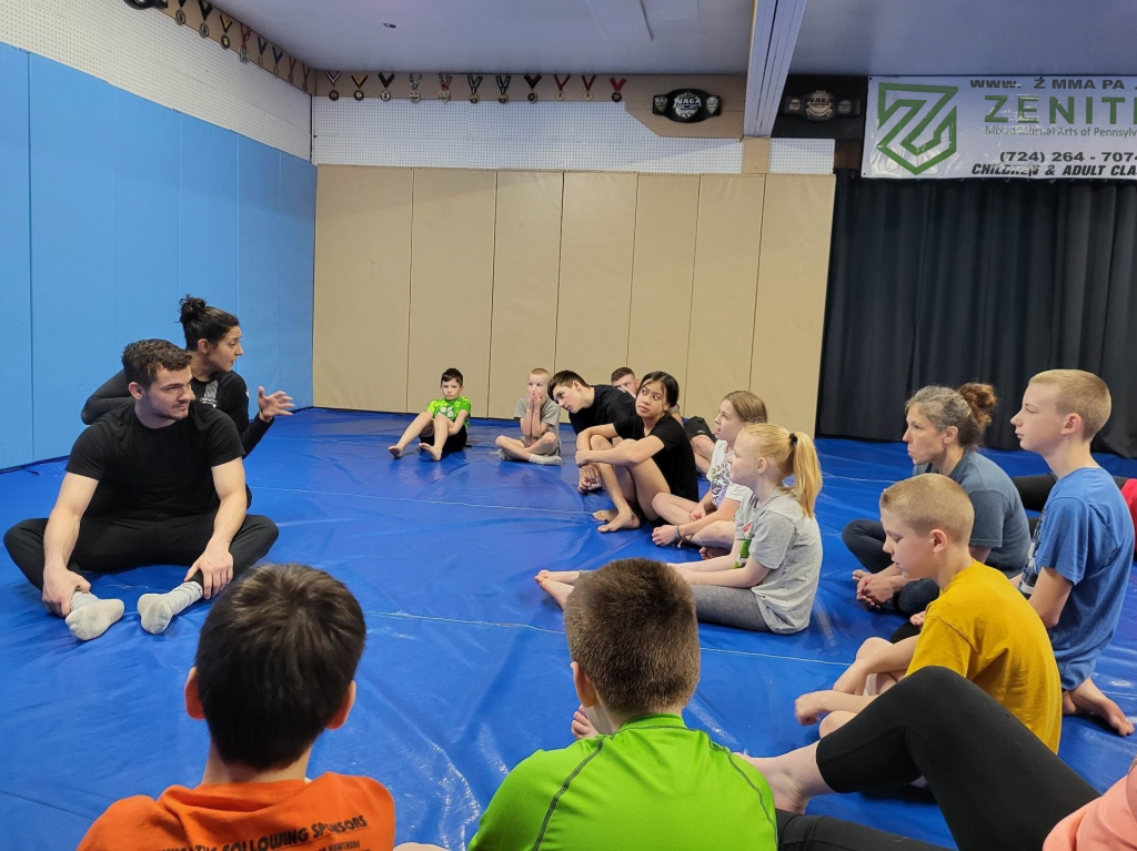 Participants gathered for a Zenith Community Program activity
